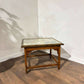 19th Century Oak Occasional Table With Tapestry Top Under Glass