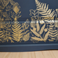 Vintage Stag minstrel 7 drawers tallboy, navy blue chest of drawers mid century modern dresser