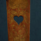 Vintage Beech And Oak Heart Back Chair