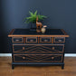 Stag Chest of Drawers, Black Mid Century Chest of Drawers, Art deco Design