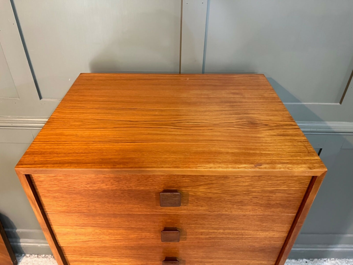 Tallboy Teak Chest Of Drawers Mid 20th C 6 Drawer Chest Danish Style