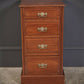 Pair Of Late Victorian Walnut Vintage Bedside Night Stands