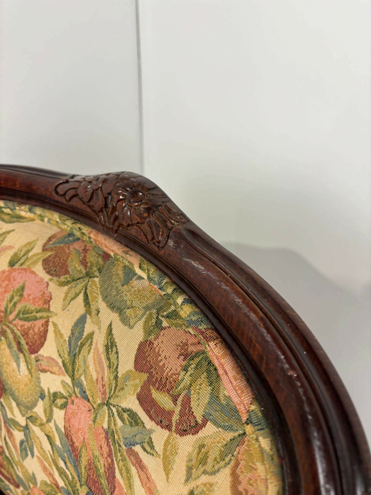 Reproduction French Style Upholstered Arm Chair