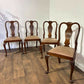 Set Of Four Georgian Style Walnut Dining Chairs
