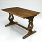 Small Old Charm Dining Table Solid Oak Refectory Style Bow End FREE UK Delivery*. SBR10836/1508E