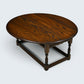 Old Charm Oak Drop Leaf Long Oval Coffee Table Light Oak 2144 FREE UK Delivery