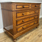 Chest of Drawers Antique French Walnut Marble Top 5 Drawers Cabinet LOT 6291