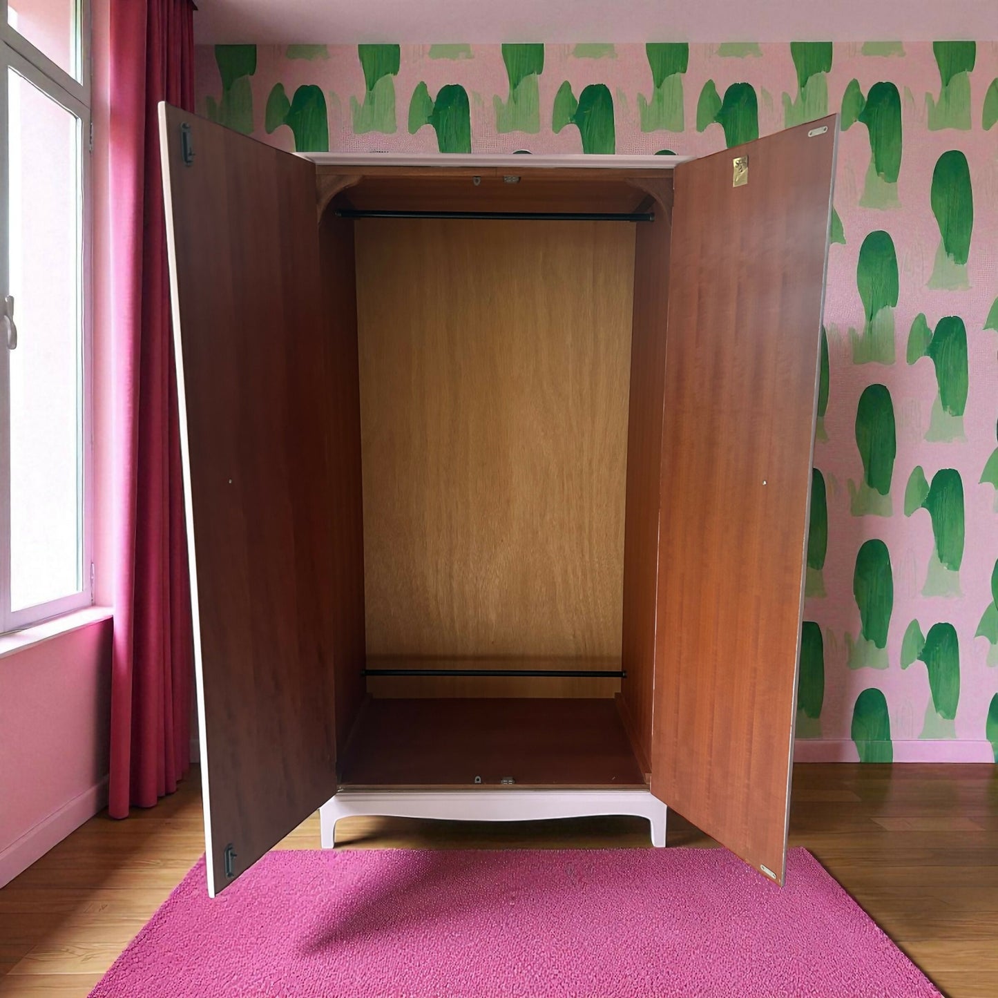 Unique pink Stag Minstrel Wardrobe