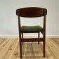 Danish Teak Dining Chairs by Korup Stolefabrik 1960s Mid Century Modern Set of 4 Chairs