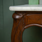Antique Mahogany Marble Bathroom Vanity Unit with Sink - SKU 197