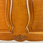 Bed Vintage French Louis XVI Oak Double Bed Frame Carved Headboard LOT 3791