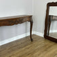 Table with Mirror Antique French Louis Oak Wall Mirror Console Table LOT 6402