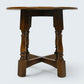 Old Charm Style Round Side Coffee Table Vintage Solid Oak FREE UK Delivery
