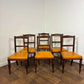 Set Of Six Edwardian Mahogany Dining Chairs