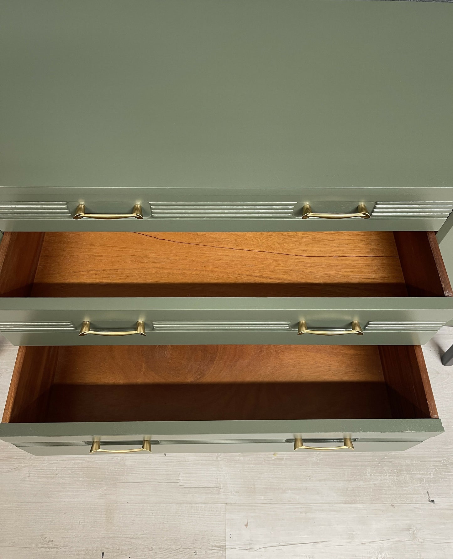 Mid Century 1960s Retro Sideboard Teak Vintage Olive