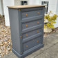 Large Grey Chest of Drawers