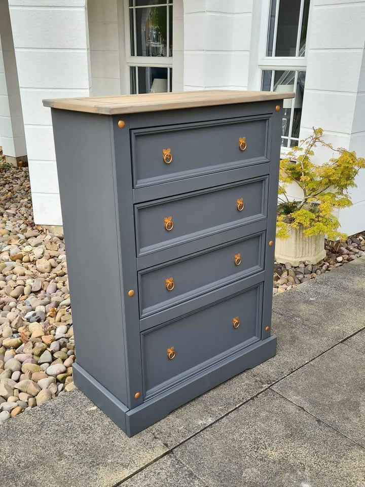 Large Grey Chest of Drawers