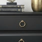 Stag minstrel black bedside cabinets