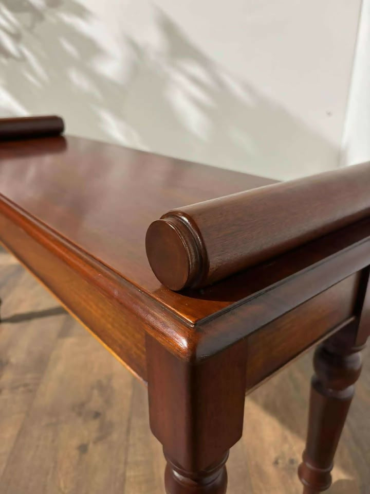 Reproduction Mahogany Window Seat