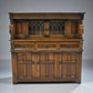 Old Charm Court Cupboard Buffett Sideboard Oak Tudor Style FREE UK Delivery.