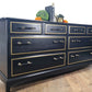 Black and gold stag minstrel captains chest