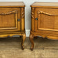 Pair of Bedside Tables Vintage French Louis XVI Nightstands Cabinets LOT 6365