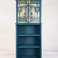 Teal Cabinet With Decorative Front