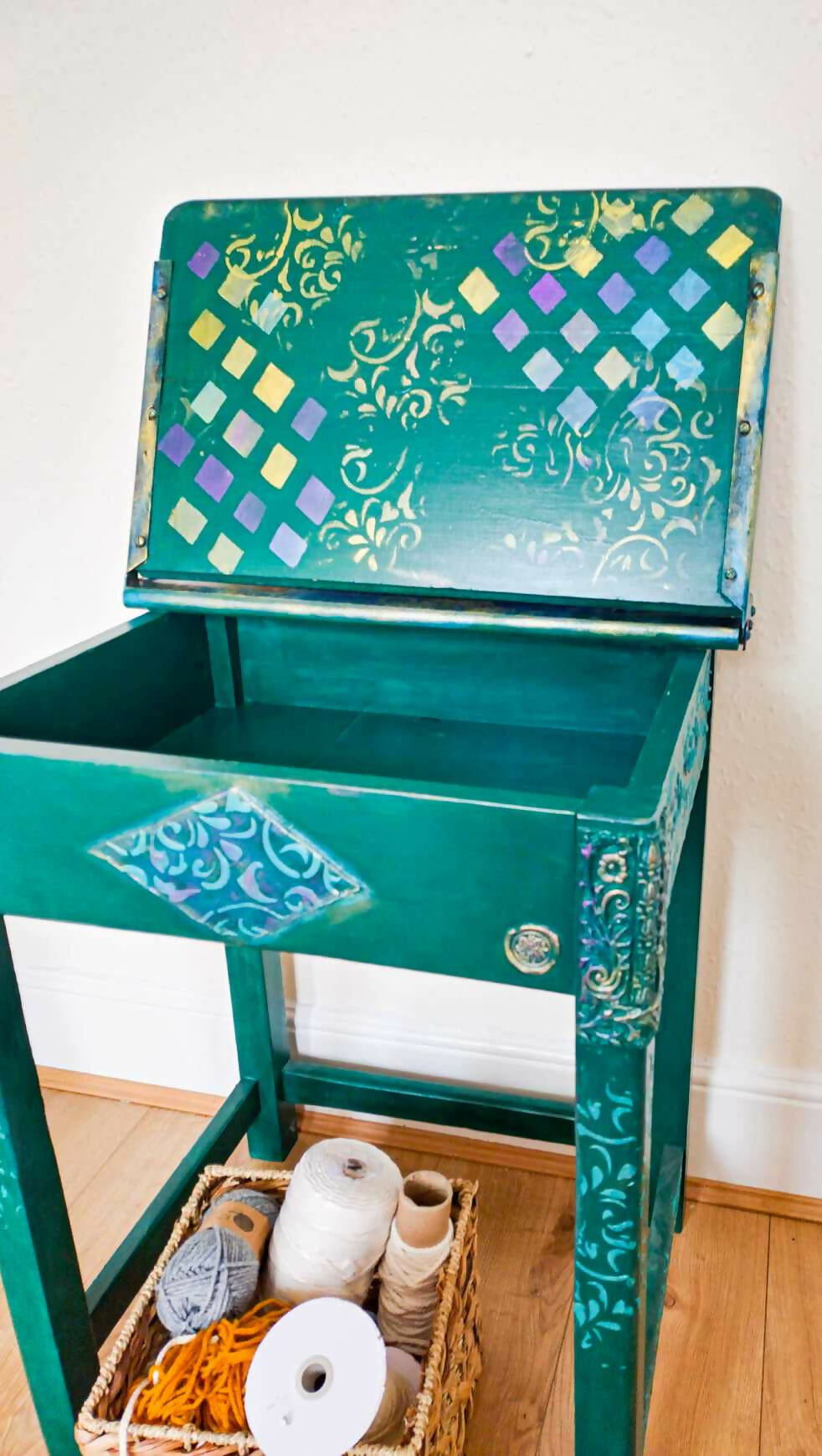 Upcycled Vintage Desk Dressing table School desk