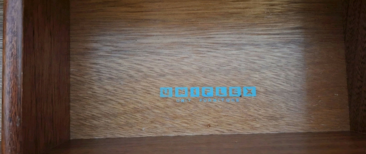 CHEST OF DRAWERS BY UNIFLEX ~ VINTAGE ~ MID CENTURY ~ REFURBISHED