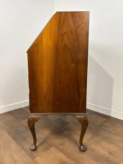 Vintage Queen Anne Style Walnut Bureau – Northampton Cabinet Company