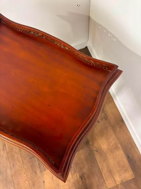 Vintage Chippendale Style Silver Display Table