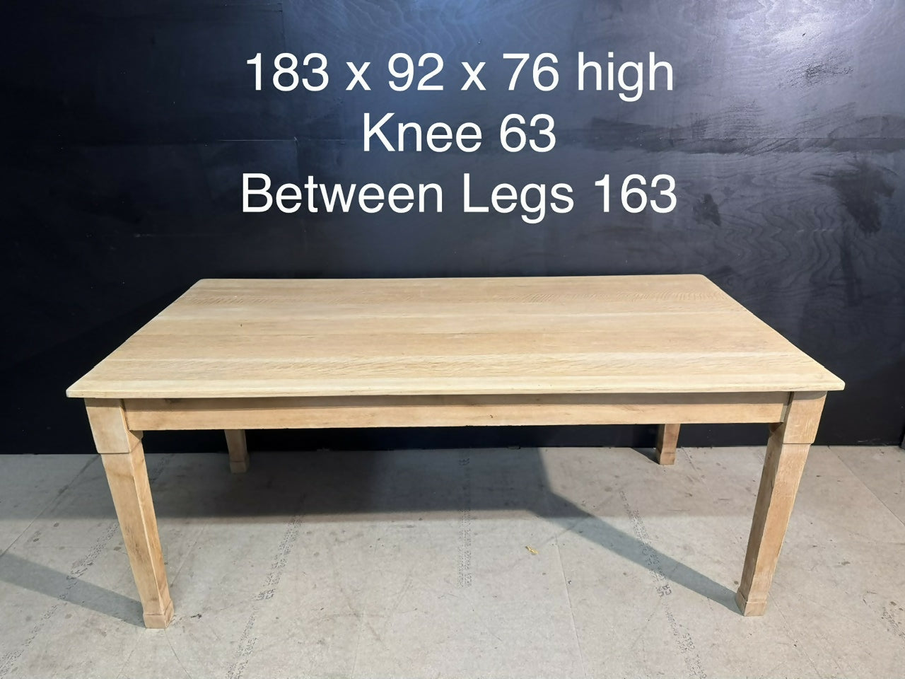 Stylish Oak Kitchen Dining Table