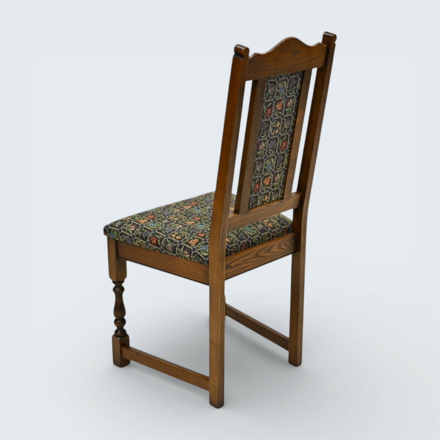4 Old Charm Dining Chairs Widford Green Light Oak Upholstery FREE UK Delivery*