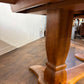 Cherry Wood Refectory Style Extending Table with Concealed Leaves
