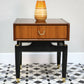 G Plan Bedside Cabinet Librenza Tola and Black Mid Century