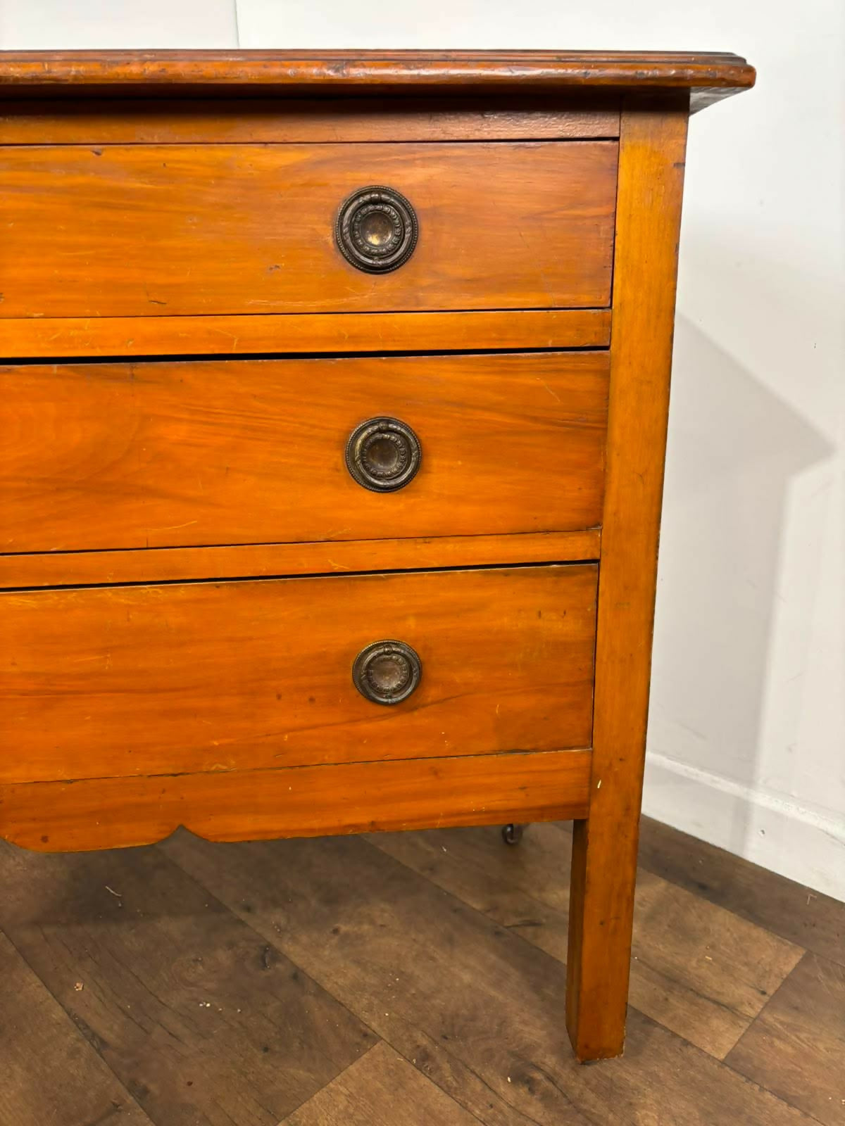 Edwardian Satinwood Three Drawer Chest