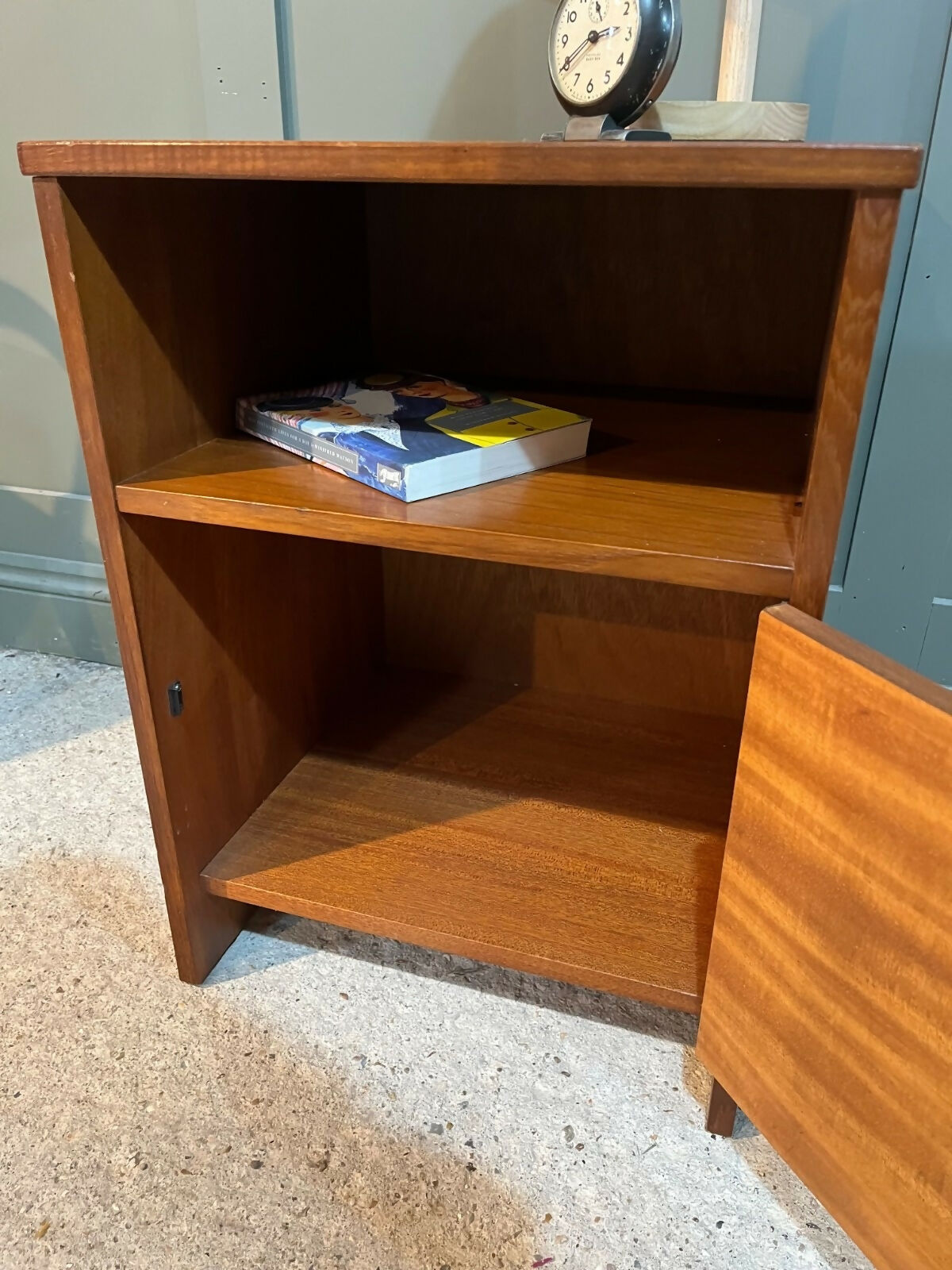Vintage Teak Bedside Cabinet By Avalon Circa 1960’s
