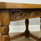 Pair of Bedside Tables Vintage French Oak Nightstands Carved Cabinets LOT 6212