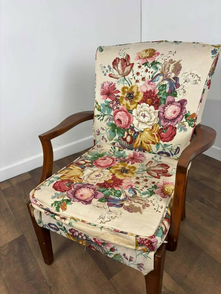 Vintage Parker Knoll Beech Fireside Chair