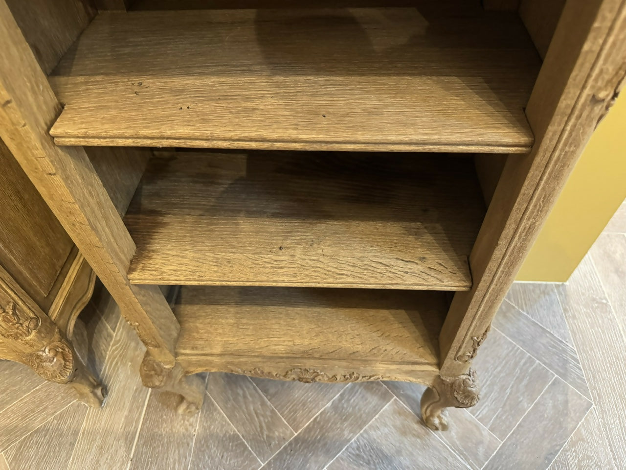Pretty Pair French Oak Shelves