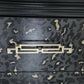 Luxe Black & Gold upcycled Leopard Print Bedside Tables | Art Deco Glam