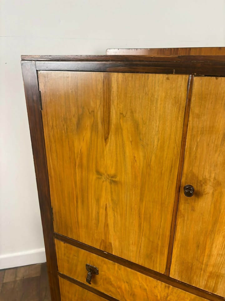 Art Deco Walnut Tallboy