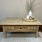 Unique Light Wash Pine Coffee Table