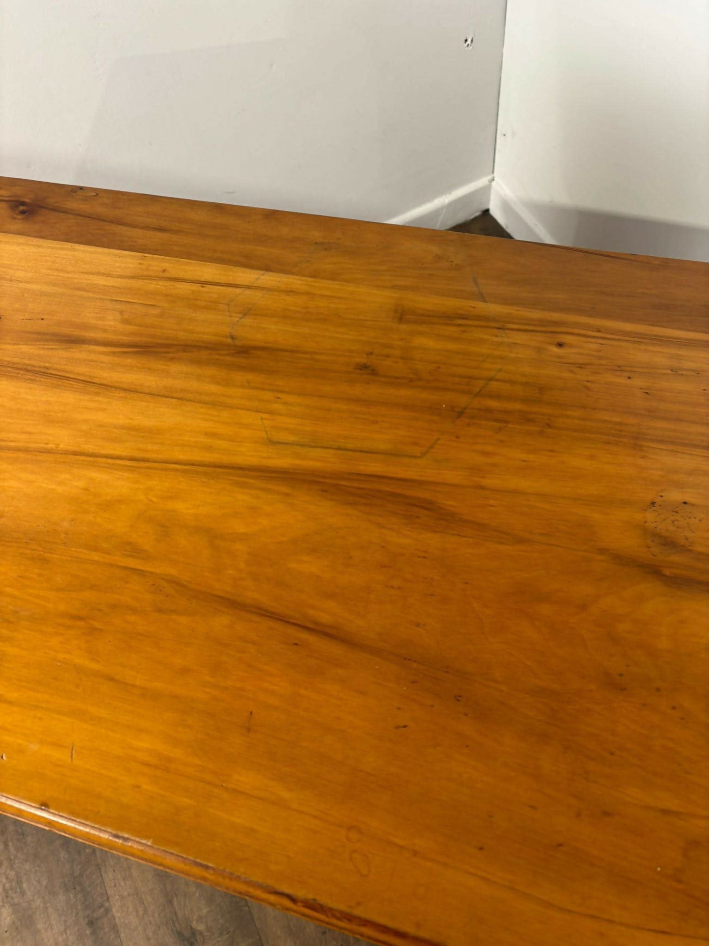 Edwardian Satin Walnut Three Drawer Bedroom Chest
