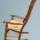 Antique 19th Century Rush Seat Rocking Chair