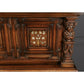 19th Century Walnut & Mother Of Pearl Inlaid Gothic Dresser