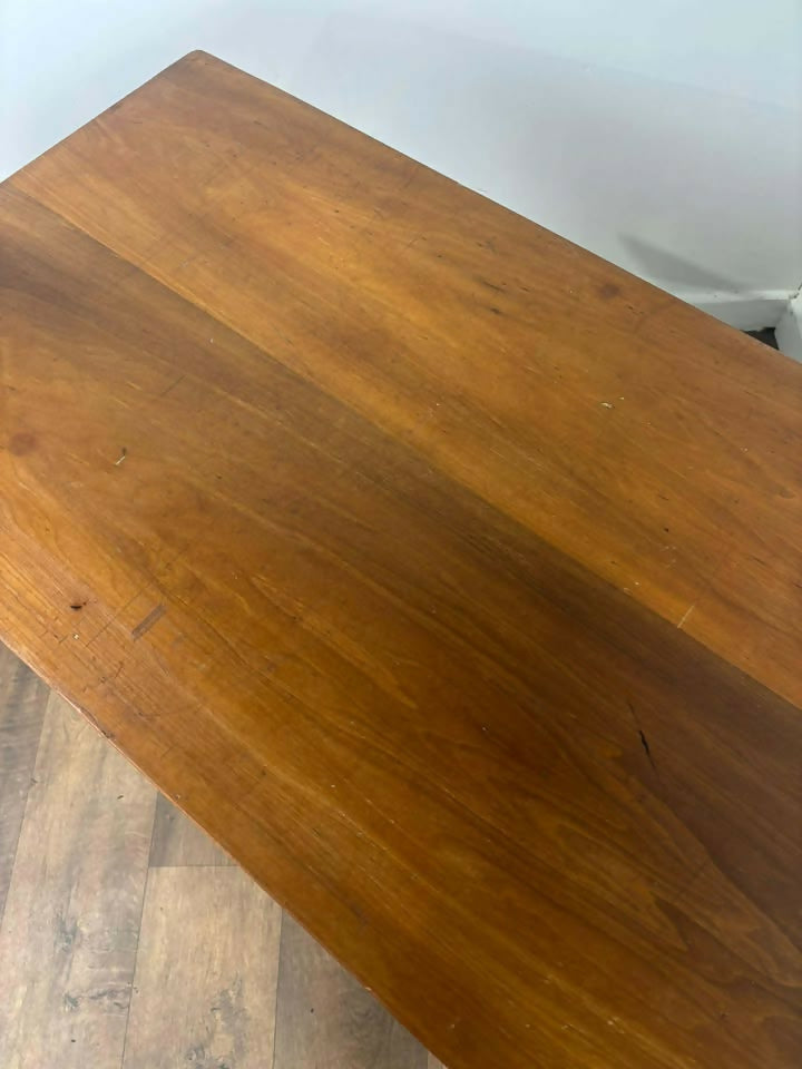 Vintage Stripped Oak Side Table