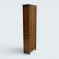 Old Charm Narrow Bookcase Finish 4 Shelves Light Oak Carvings FREE UK Delivery*