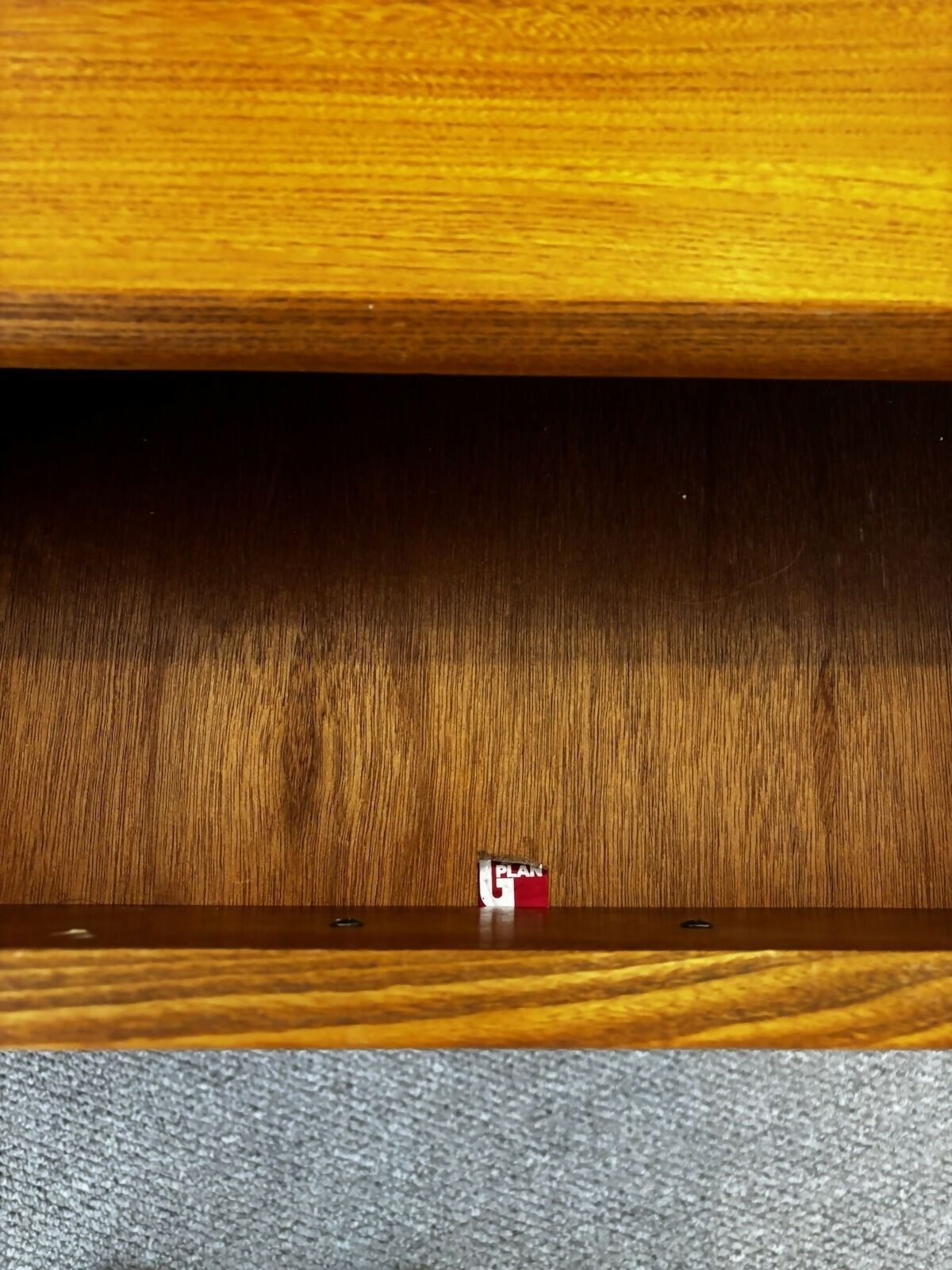 Mid Century G Plan Teak Dressing Table Desk: Vintage Danish Style Vanity Console