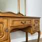 Dressing Table with Mirror Vintage French Oak Louis Vanity Table Makeup LOT 6320